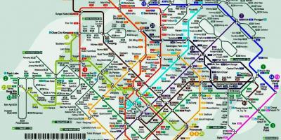 Будућност метро на мапи Сингапура