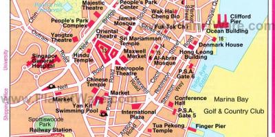 Цхинатовн Сингапур карта